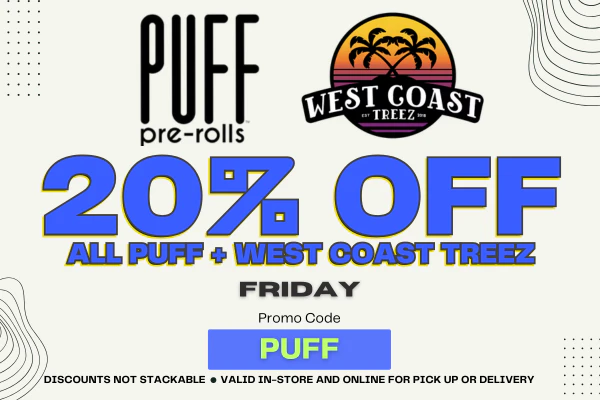 PUFF DEAL - 20% OFF - FRIDAYS