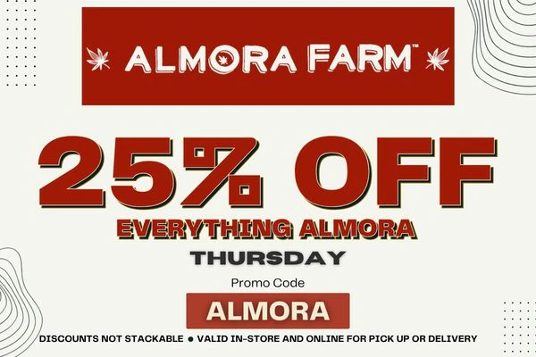 ALMORA DEAL - 25% OFF - THURSDAY