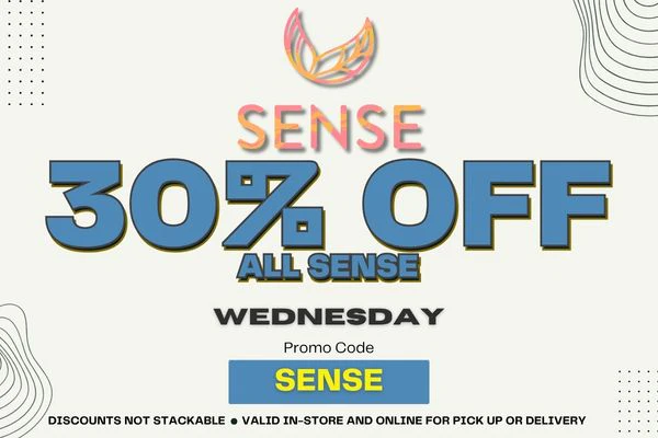 SENSE DEAL - 30% OFF - WEDNESDAY