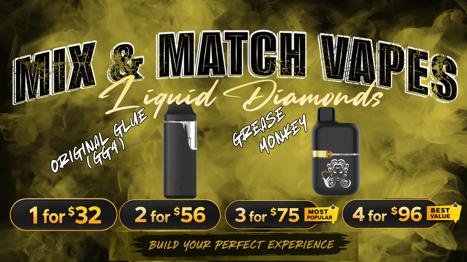 Mix & Match Liquid Diamonds Vapes