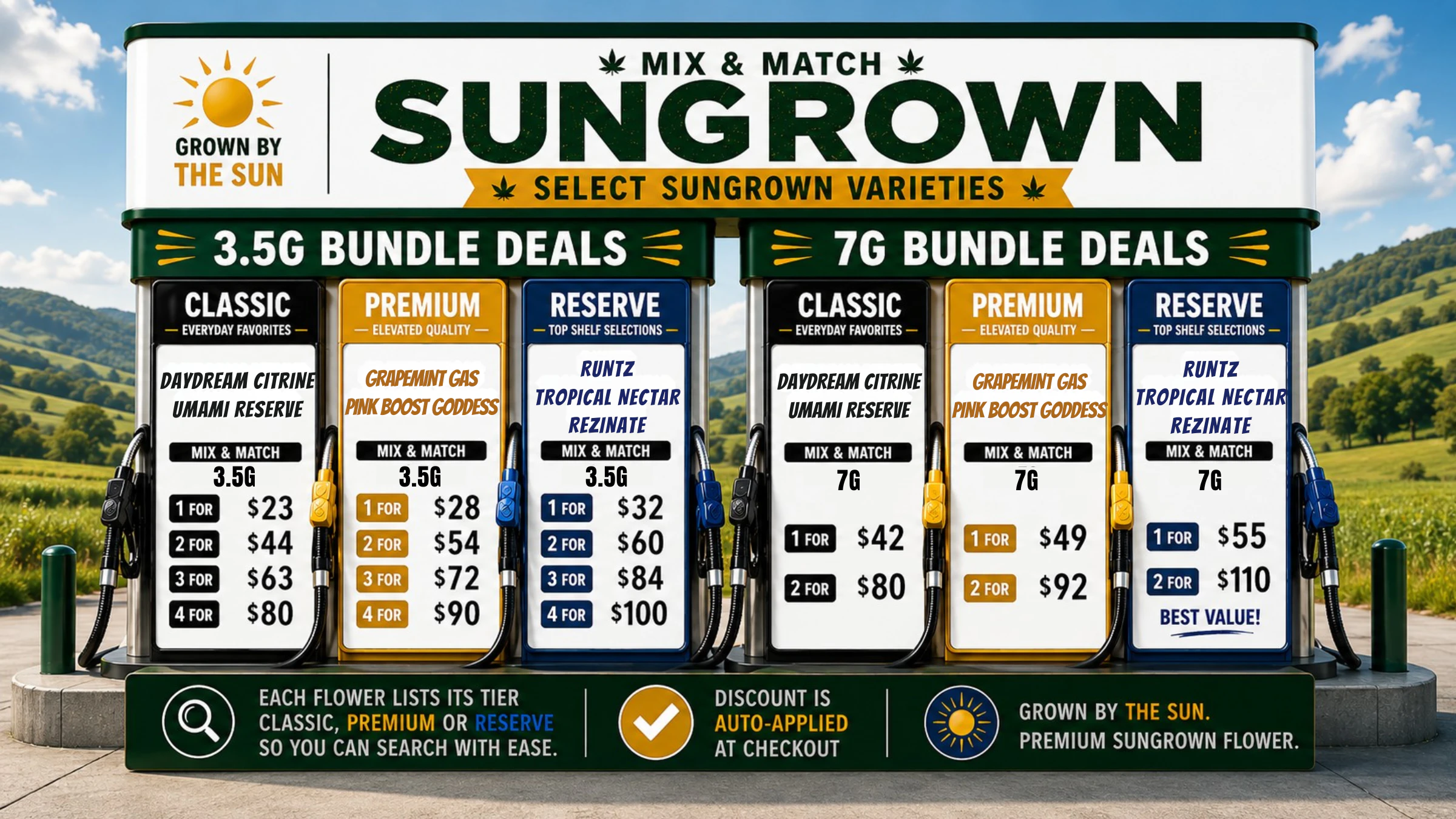 Mix & Match Sungrown Bundle Deals