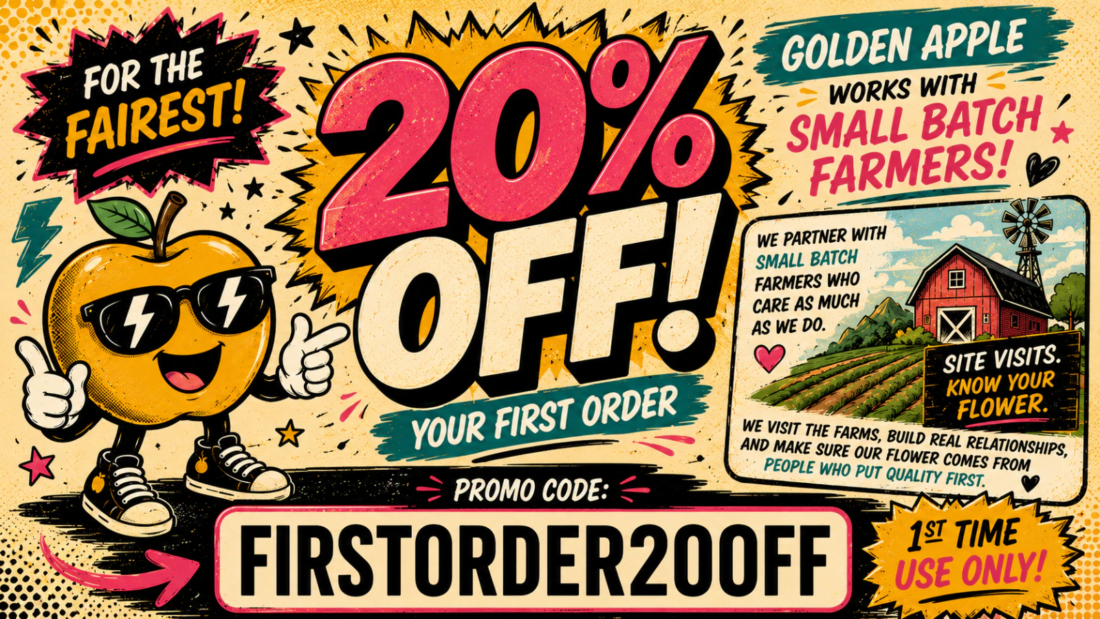 FIRST ORDER 20% OFF!