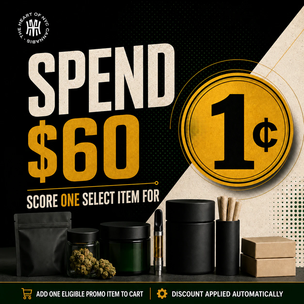 Spend $60, Score Select item for 1¢