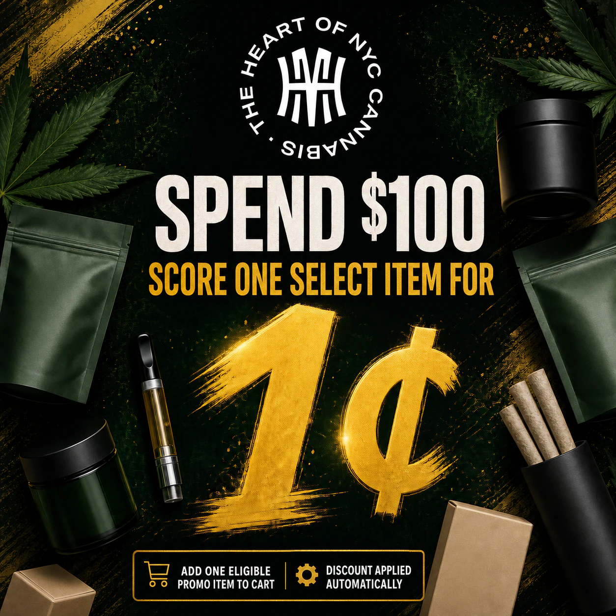 Spend $100, Score Select item for 1¢