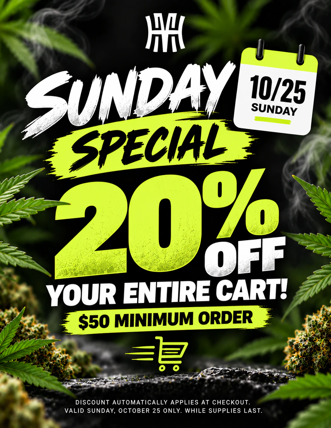 Sunday Special | 20% Off Your Entire Cart! (10/25)