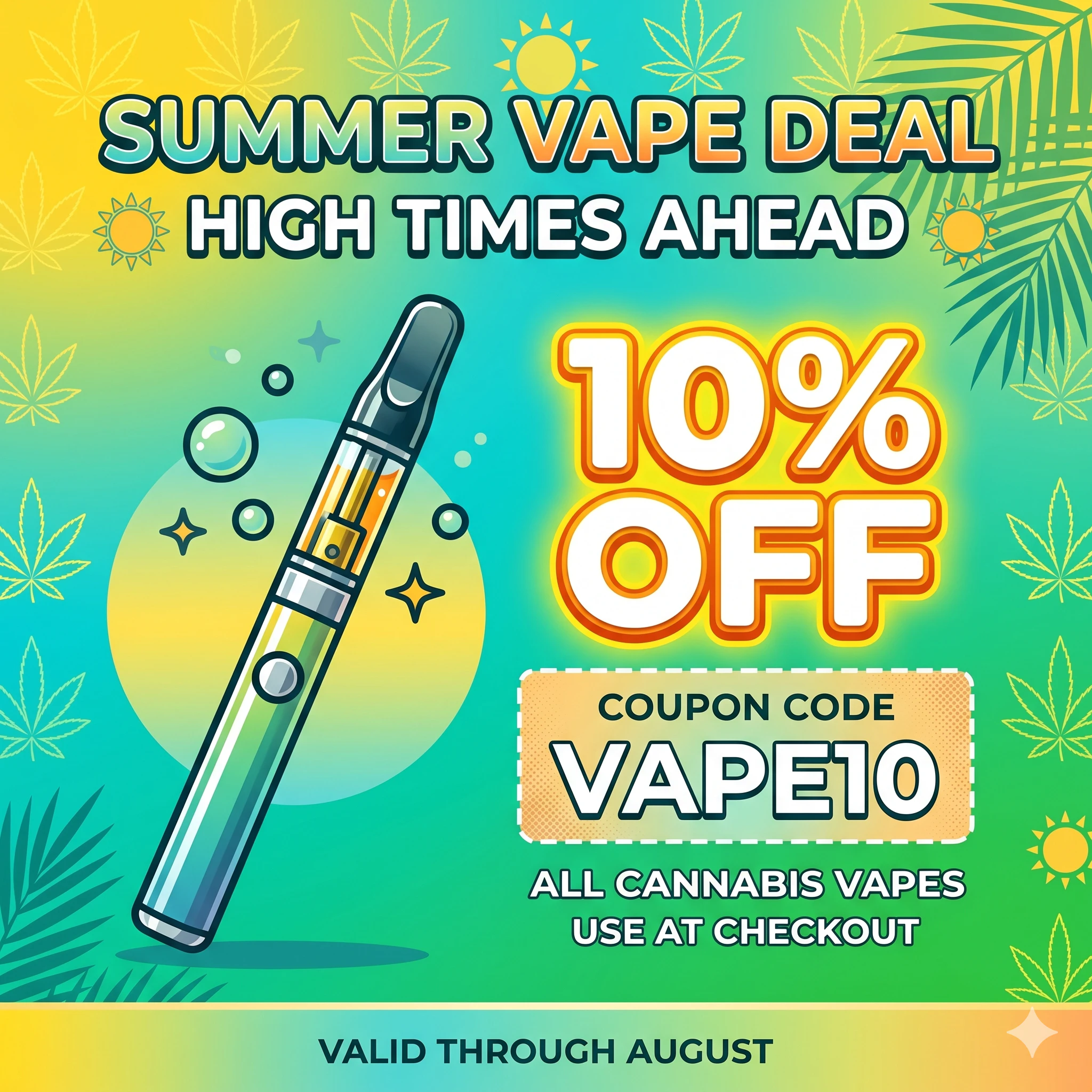 10% off Vapes