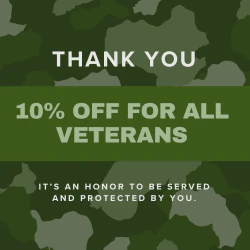 10% Off For Veterans 