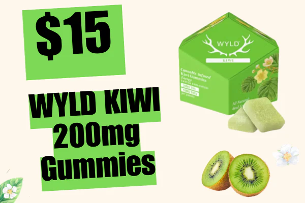 $15 Wyld Kiwi 200mg 