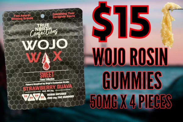$15 TNC X WOJO Hash Rosin Gummies