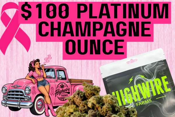 Platinum Champagne Breast Cancer Awareness OZ 🎗️💗
