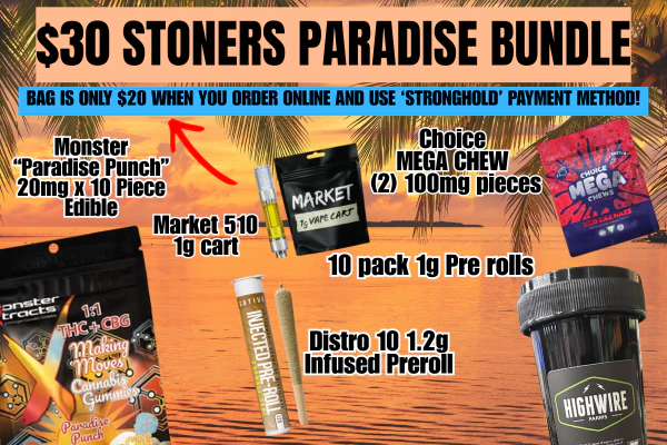 $30 Grab Bags! ($58 Value) ($20 WHEN PAID THROUGH STRONGHOLD ONLINE!)