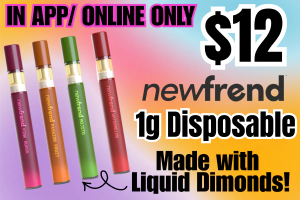 $12 Newfrend Liquid Diamonds Disposables