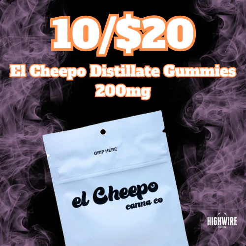 10/$20 El Cheepo Gummies 200mg