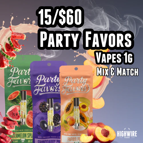  15/$60 Party Favors 510 Vapes 1g