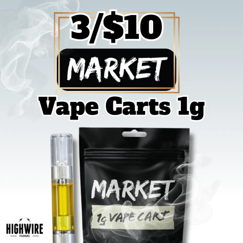 3/$10 Market Strawberry Cough 510 1g