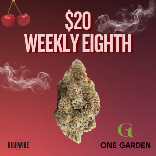$20 1/8th - Weekly Special: Cherry Mac Moonshine