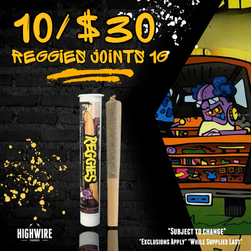 10/$30 Trap House Co. Reggies Prerolls 1g