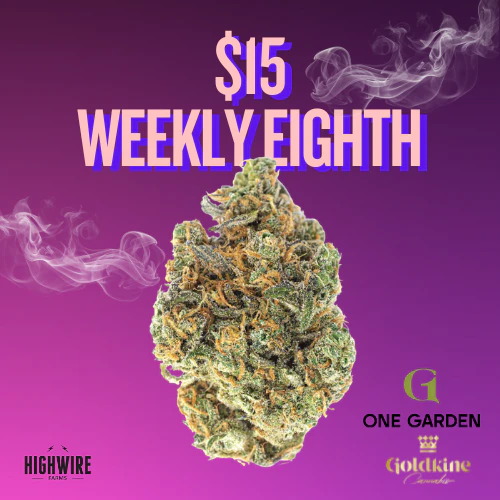 $15 1/8th - Weekly Special: Ice Cream Man & Modified Macberry Moonshine