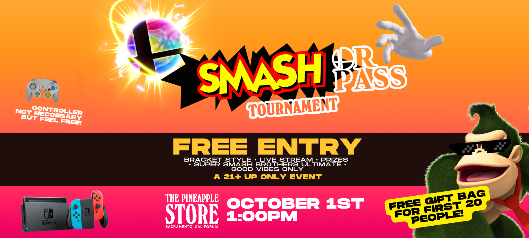SMASH or PASS: Smash Bros Tournament