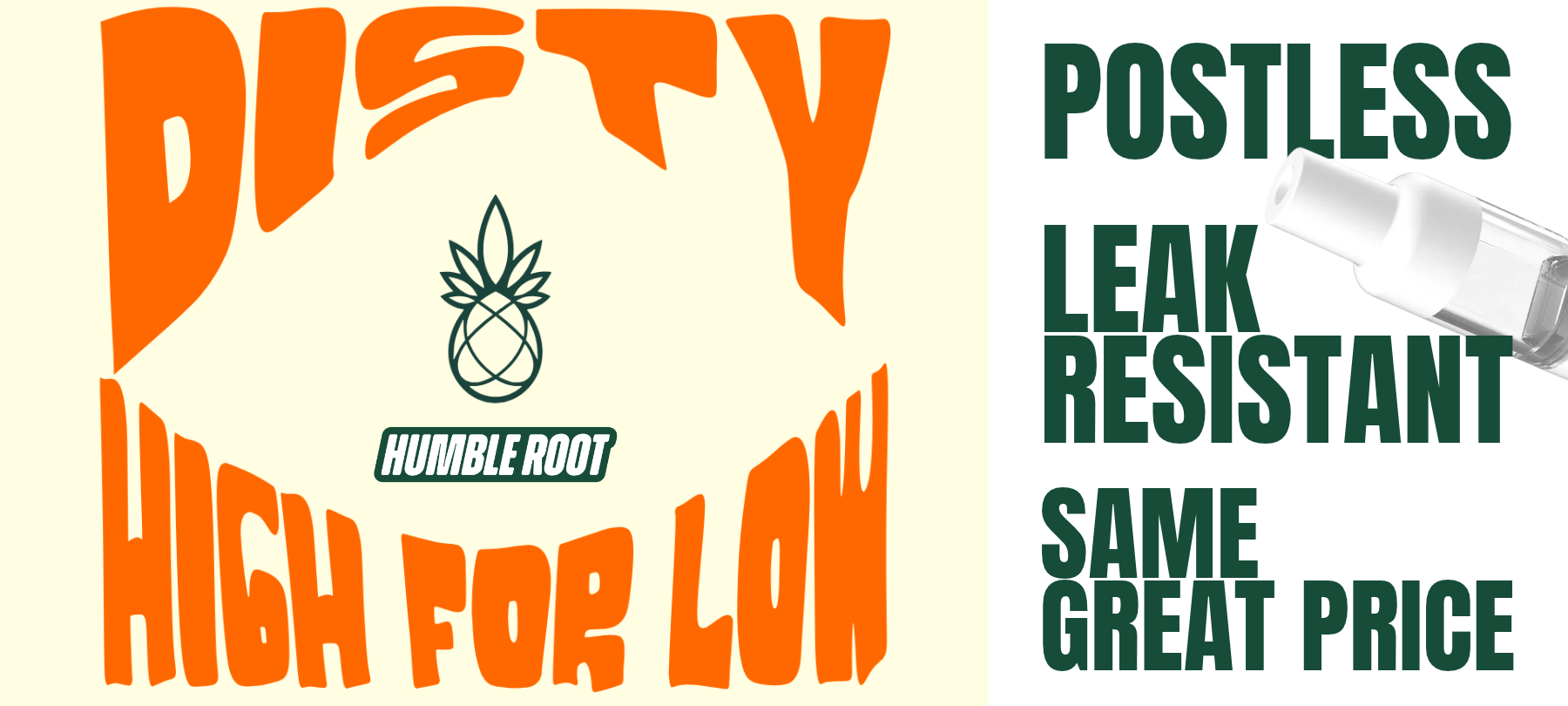 New Humble Root Disty 510 vapes are back in stock!