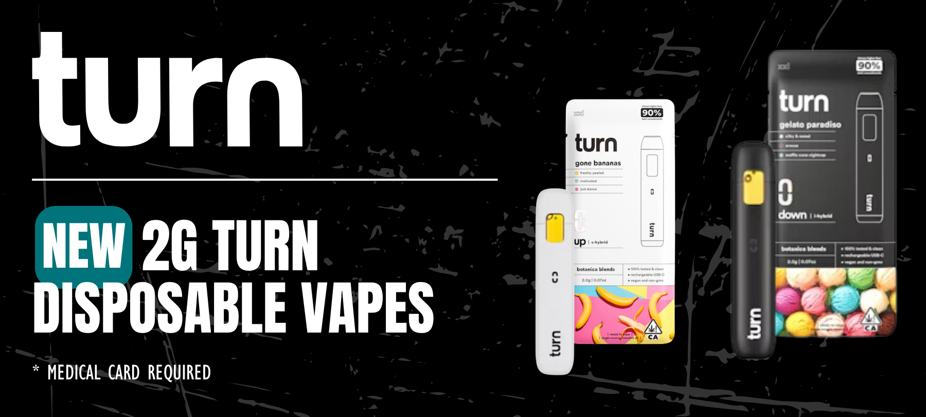 New 2g Vapes from Turn