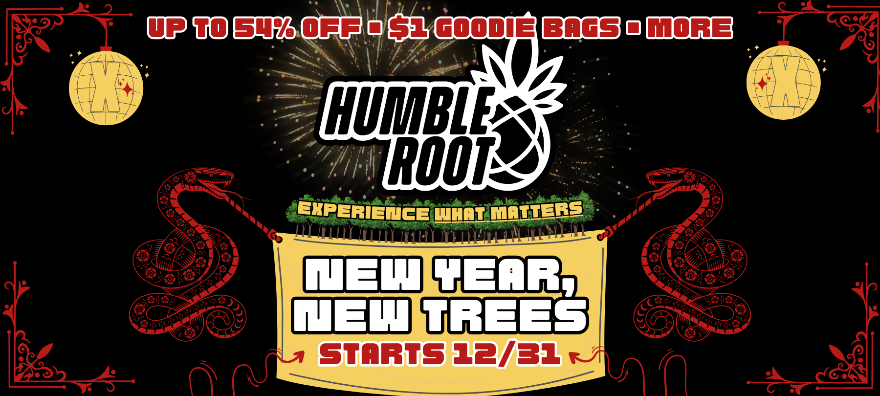 New Year, New Trees starts on 12/31 - Up to 54% off + $1 Goodie Bags + MORE!