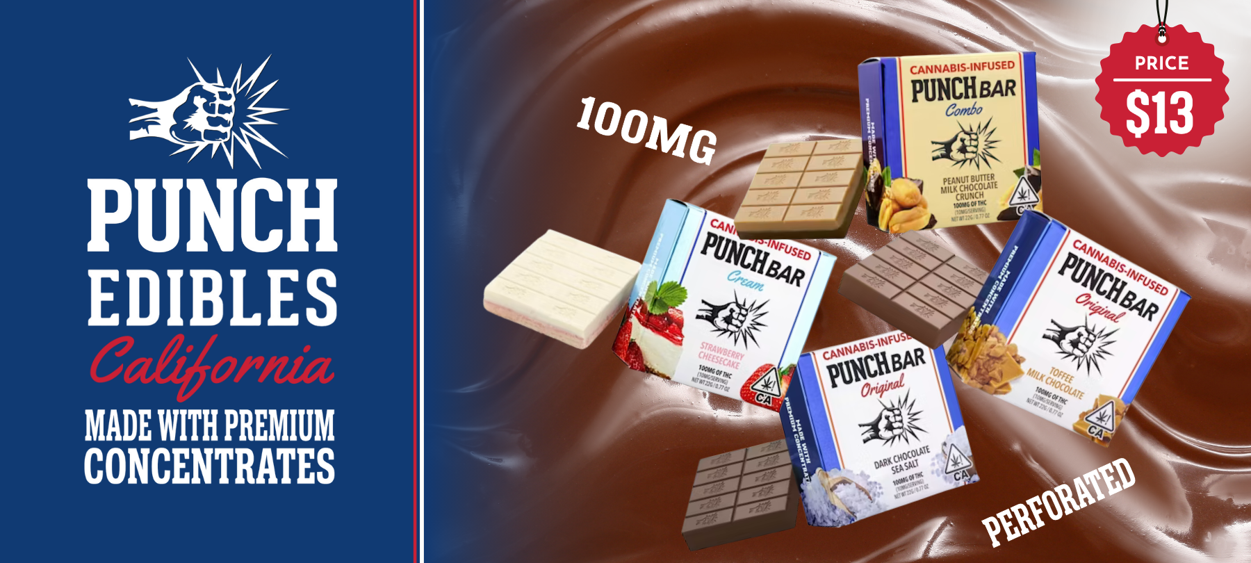 Punch bar chocolates only $13