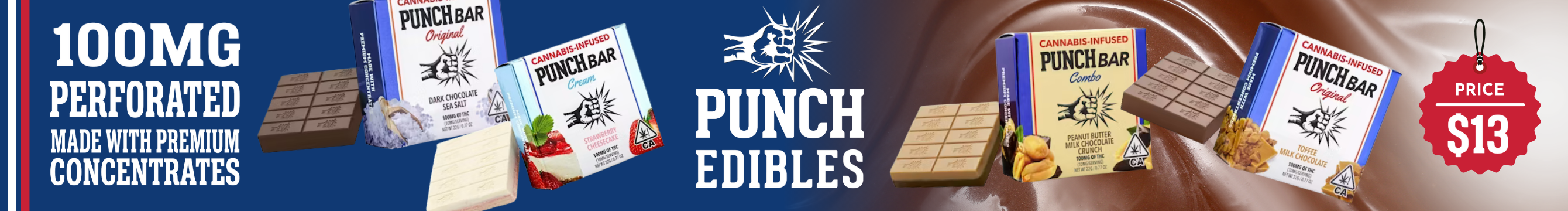 Punch bar chocolates only $13