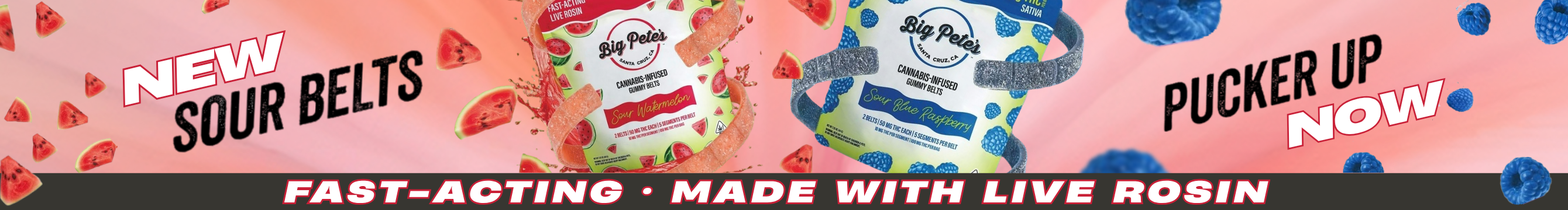 NEW pete's sour belts