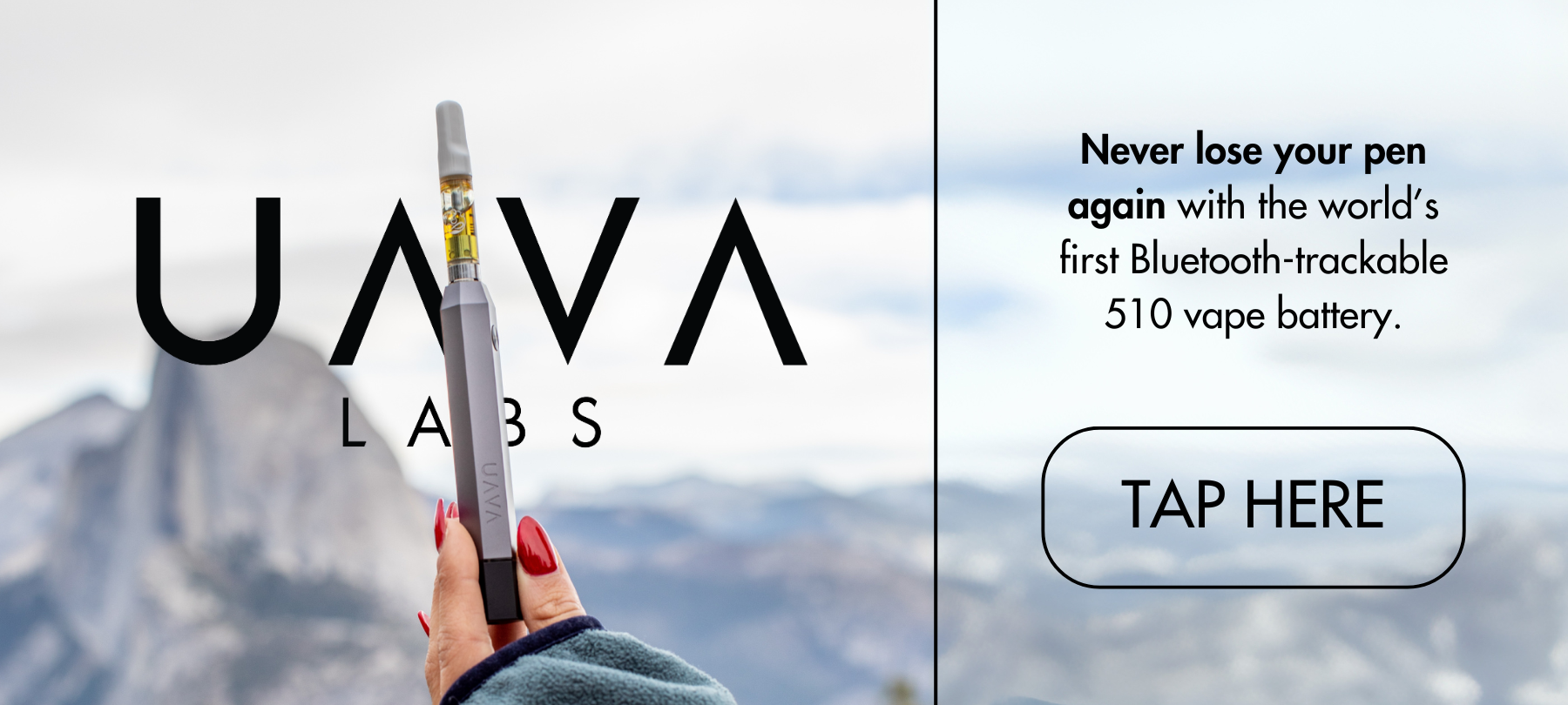 The UAVA - The World's First Bluetooth-Trackable 510 Vape Battery