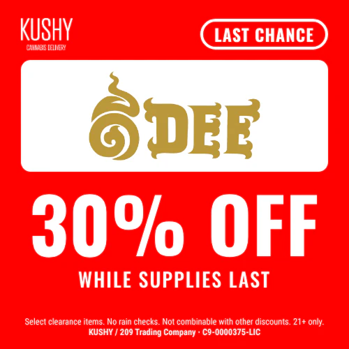LAST CHANCE: DEE THAI 30% OFF