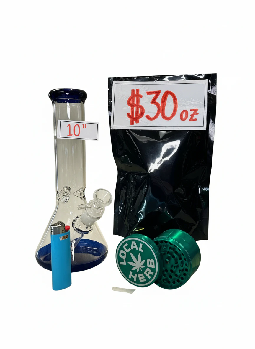 Buds & Bong Combo