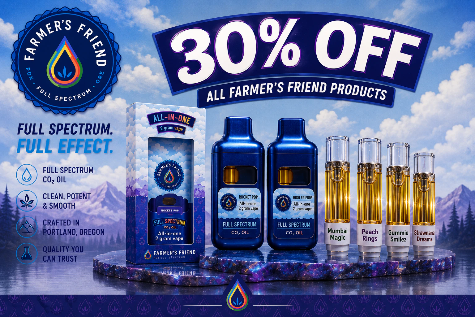 Farmer's Friend Extracts 30% Off