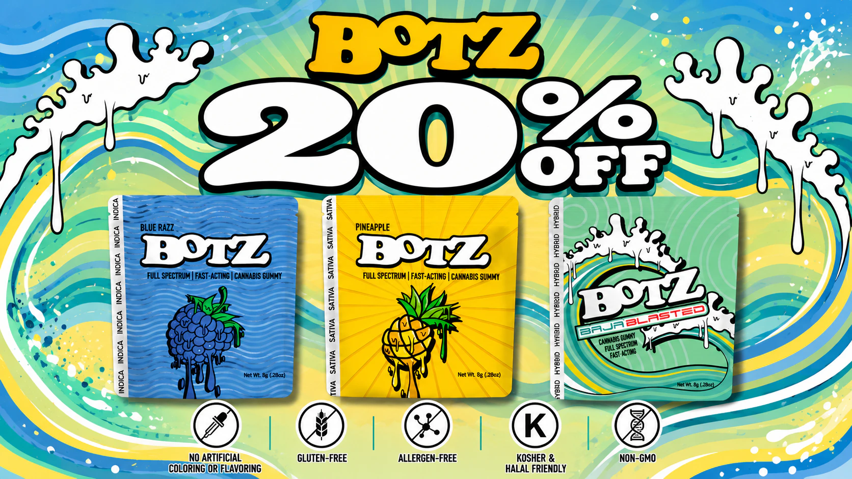 Botz Gummies 20% Off