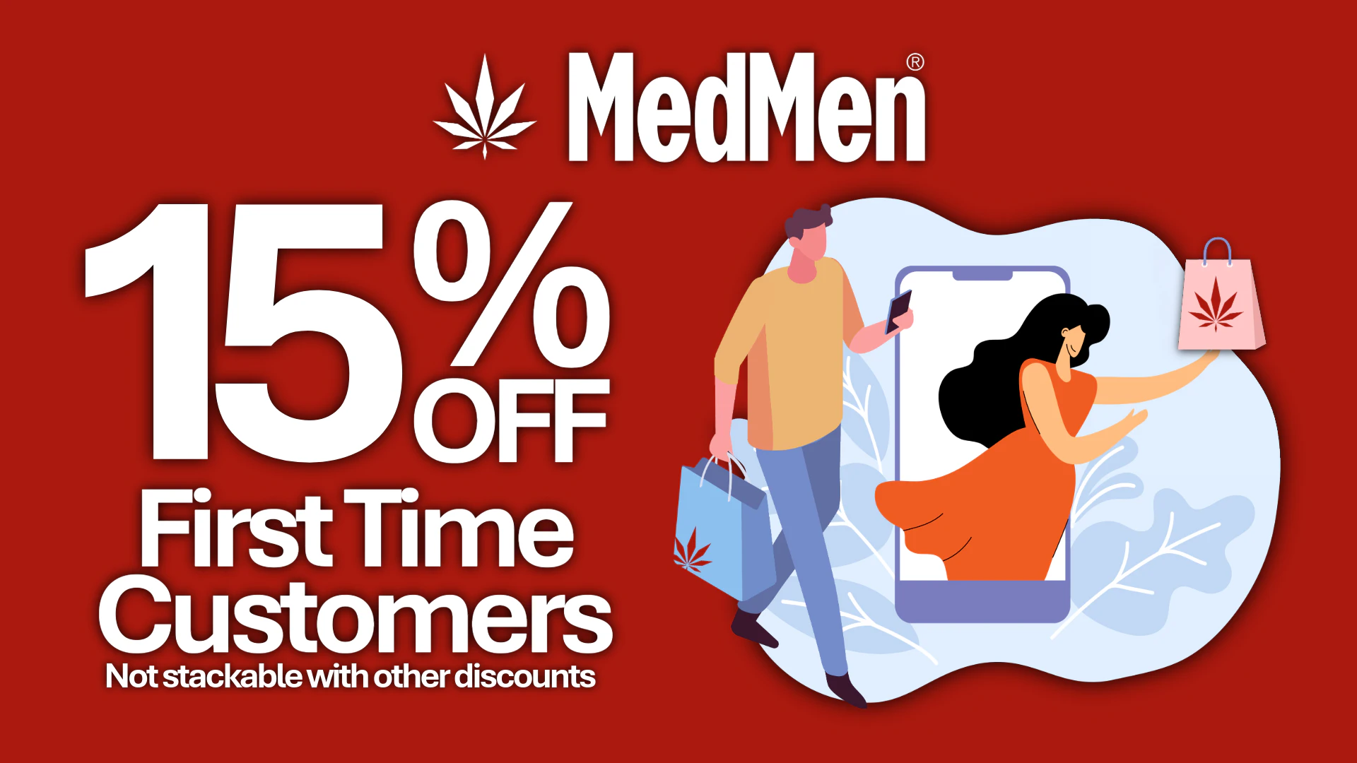 15% Off First Time Customer!