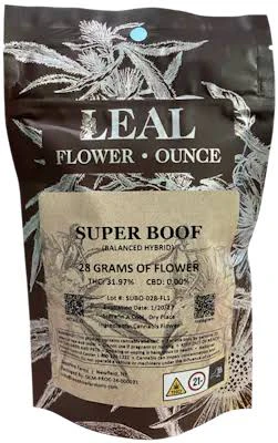 Buy any 28g Leal Flower and get Penut butter Choclit bar for penny.