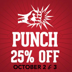 25% off Punch Extracts 
