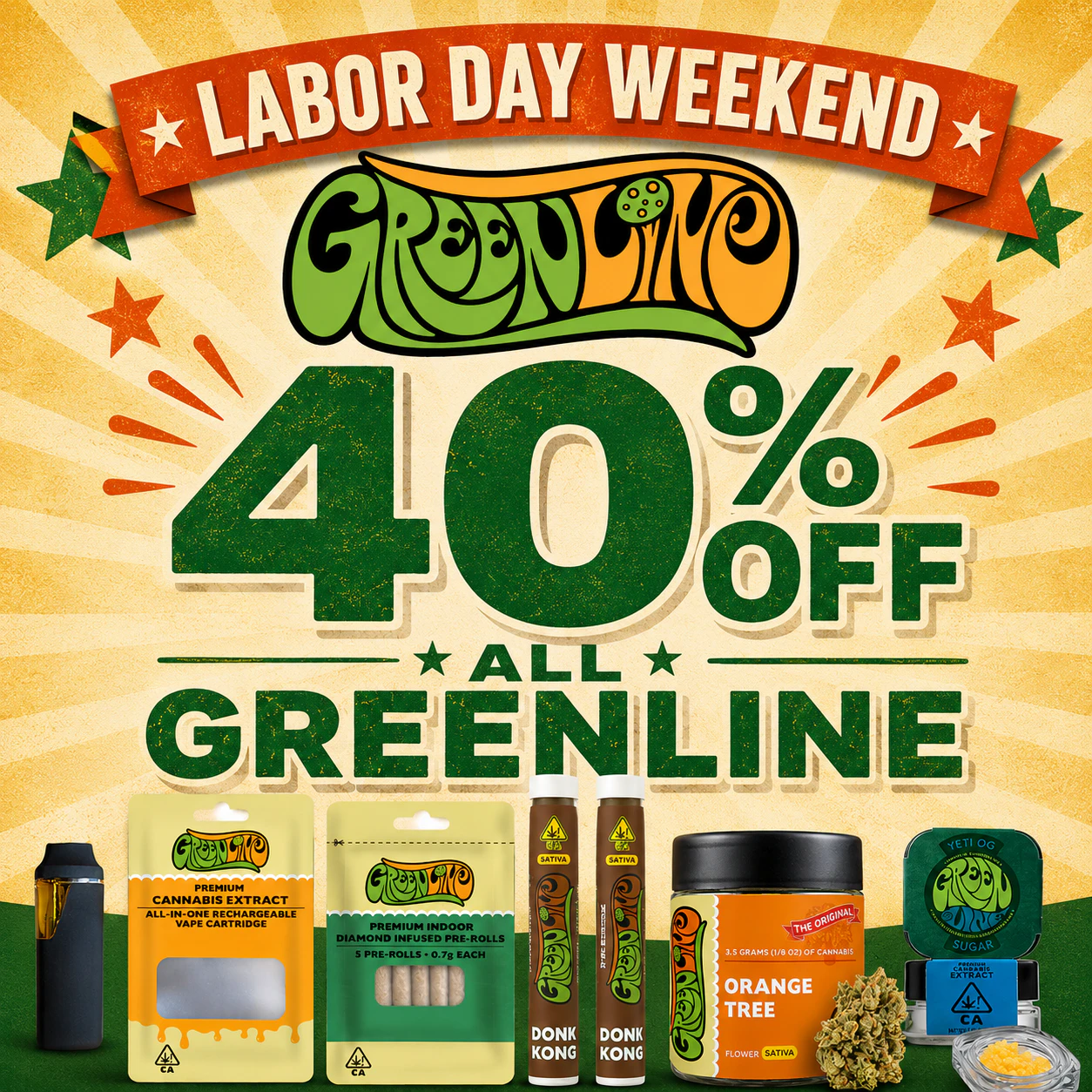 40% off Greenline