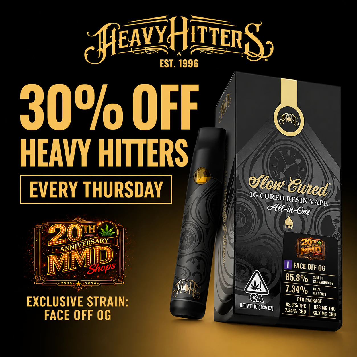30% off Heavy Hitters Every Thursday in September 