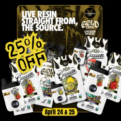 25% off Gold Cut Gassers