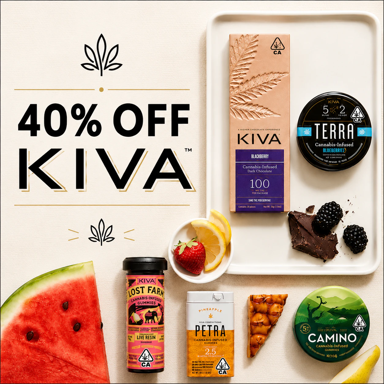 40% off Kiva
