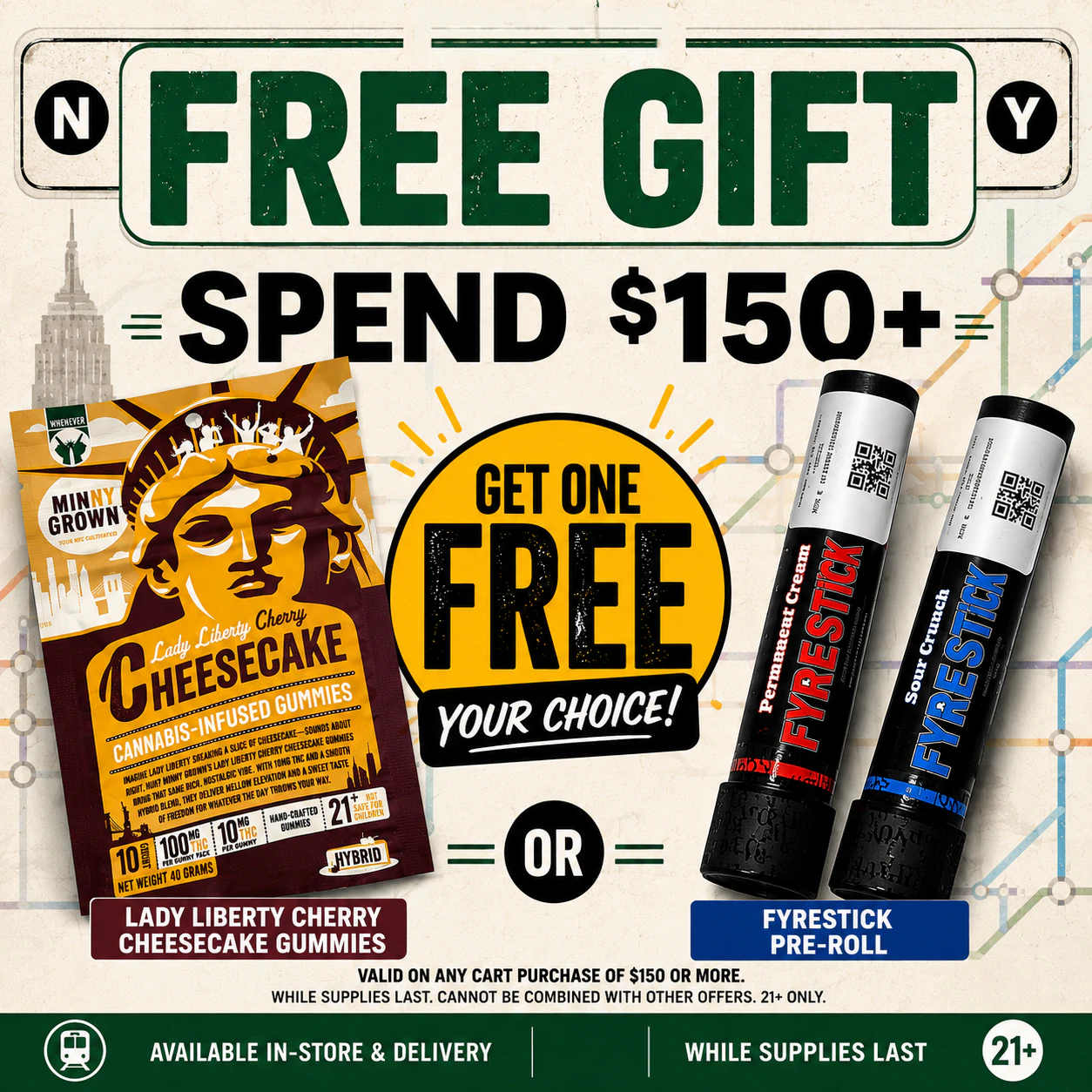 Gift with Purchase over $150