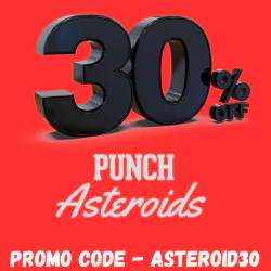 30% OFF Punch Asteroids