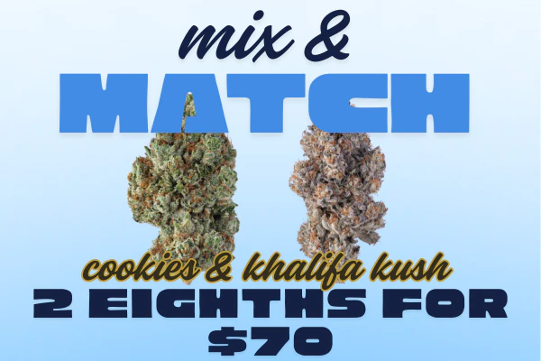 Khalifa Kush & Cookies Mix N Match Bundle 2 for $70