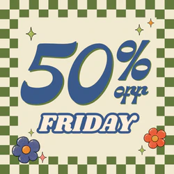 50% off Friday