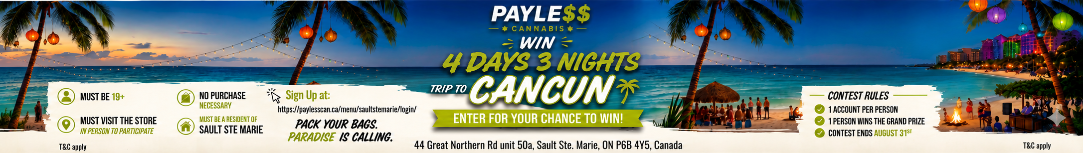 Payless Cann. offer ad