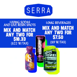 100mg Beverages and Live Resin Shots - Mix n' match any two for $18.33