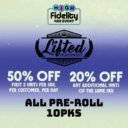 Lifted NW Pre-Roll 10 Packs - 50% Off
