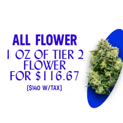 T2 Flower - 28g for $116.67