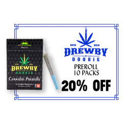 Drewby Doobie 10 Pack Pre-Rolls - 20% Off